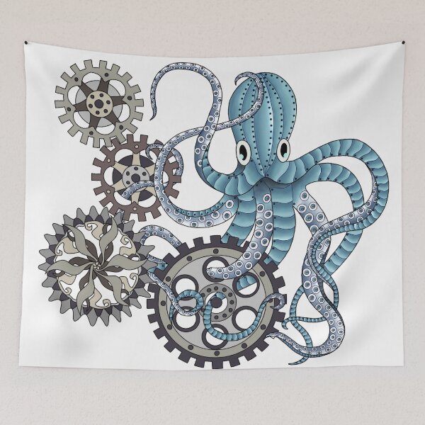 Item preview, Steampunk octopus designed and sold by paviash.