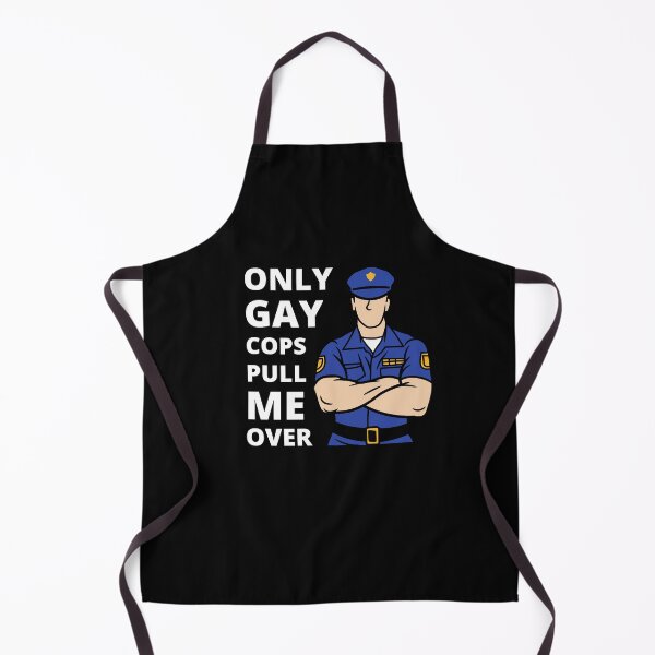 Aperçu de l'œuvre SEULS LES COPS GAY ME PULL ME SUR LA CONCEPTION DRÔLE DE LA FIERTÉ LGBT créée et vendue par appareltolove.