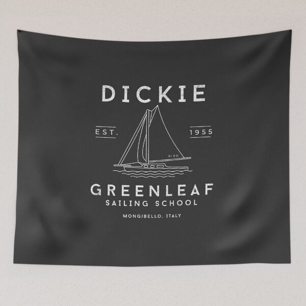 Item preview, Dickie Greenleaf Sailing School - modern vintage logo designed and sold by Primotees.