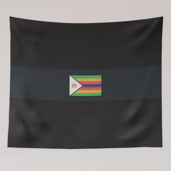Item preview, Zimbabwe designed and sold by FlatFlags.