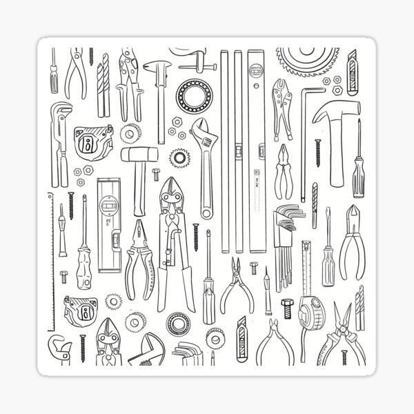 Tradie Tools Sticker