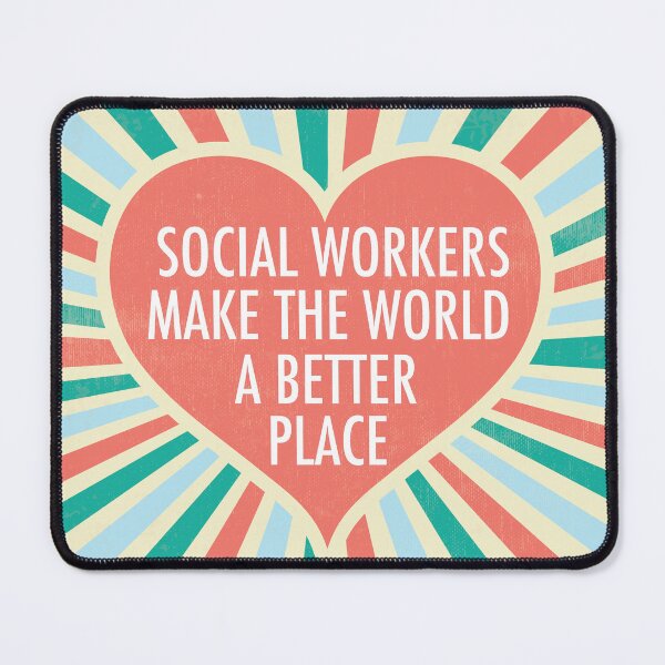 Item preview, Inspirational Social Worker Quote Gift designed and sold by Epic Love Designs.