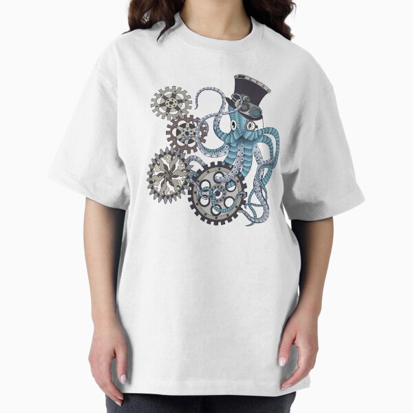 Steampunk octopus Oversized T-Shirt