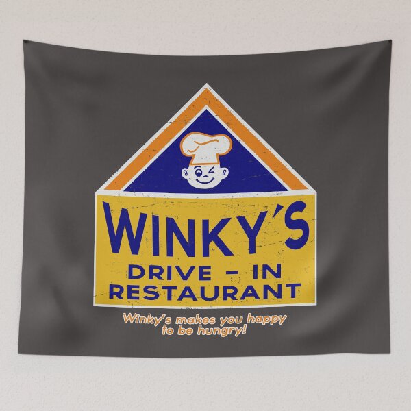 Item preview, Distressed Winky's Hamburgers designed and sold by TeeArcade84.