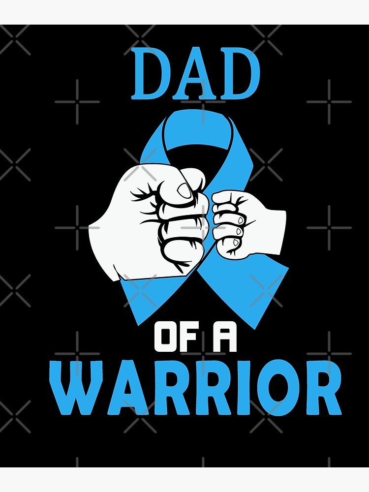 T1D Dad Of A Warrior - A T1D Proud Dad For Diabetes Awareness Poster for  Sale by manzee
