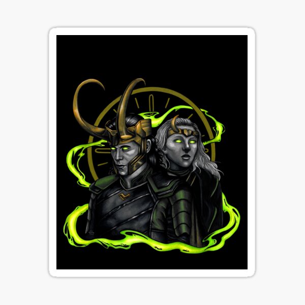 Love is an Imaginary Dagger - Loki and Sylvie  Sticker