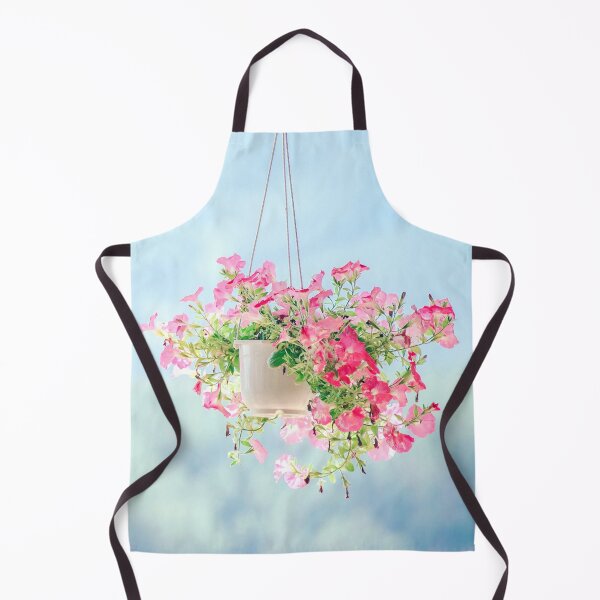 Item preview, FLORA #13 - Pink and Red Flowers in Hanging Pot designed and sold by DEL-Productions.