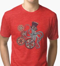 Mr. Octopus Tri-blend T-Shirt