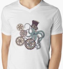 Camiseta de cuello en V Sr. Octopus