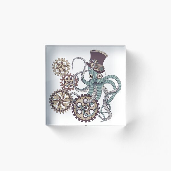 Mr. Octopus Acrylic Block