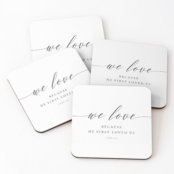 Item preview, We Love 1 John 4:19 designed and sold by KAMdesignhaus.