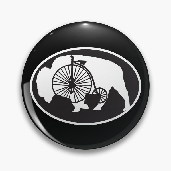 Item preview, Buffalo Bike white Penny-farthing designed and sold by RayKleinDesign.