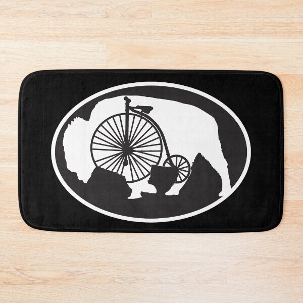 Item preview, Buffalo Bike white Penny-farthing designed and sold by RayKleinDesign.