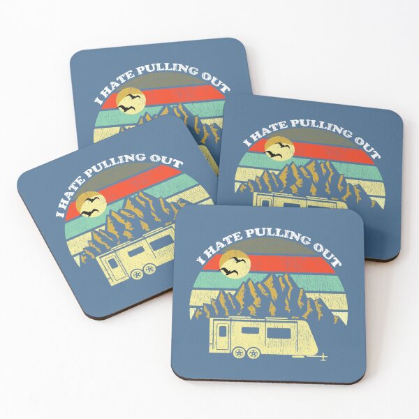 Item preview, Retro Vintage Mountains RV Camping I Hate Pulling Out Pullove designed and sold by Khochieudd.