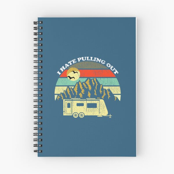 Item preview, Retro Vintage Mountains RV Camping I Hate Pulling Out Pullove designed and sold by Khochieudd.
