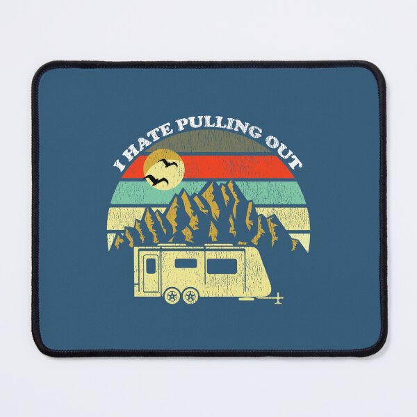 Item preview, Retro Vintage Mountains RV Camping I Hate Pulling Out Pullove designed and sold by Khochieudd.