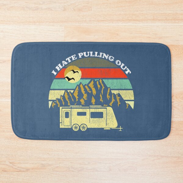 Item preview, Retro Vintage Mountains RV Camping I Hate Pulling Out Pullove designed and sold by Khochieudd.
