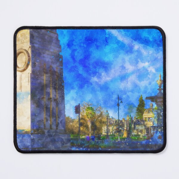 Item preview, The Cenotaph at View Point Bendigo Watercolor designed and sold by Steven Jodoin.