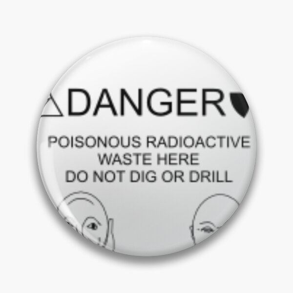 Item preview, danger! nuclear waste warning designed and sold by queermalice.