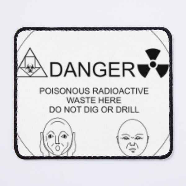 Item preview, danger! nuclear waste warning designed and sold by queermalice.