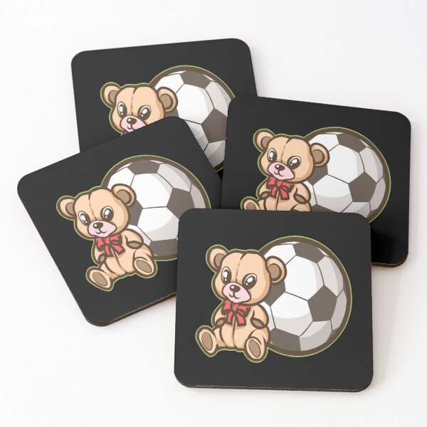 Item preview, Soccer Bear Sticker designed and sold by verarheaf9.
