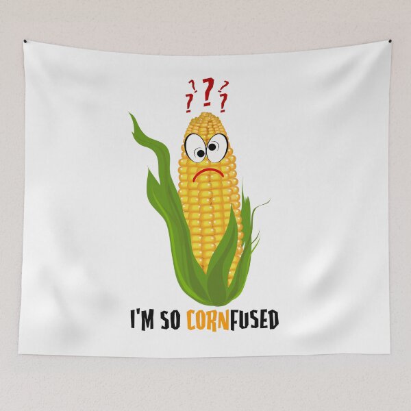 Item preview, CONFUSED (CORN-FUSED) (CORNFUSED) designed and sold by CalliopeSt.