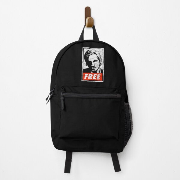 Item preview, Free Assange (Black Worn Look) designed and sold by politicalamity.