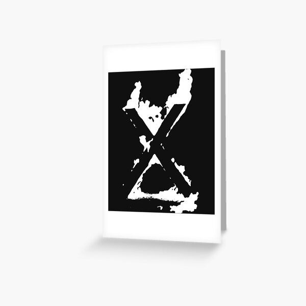 "X band logo x band los angeles" Greeting Card by DavidOchoa53 Redbubble
