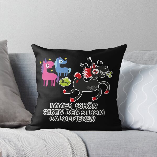 Item preview, Always galloping against the stream designed and sold by Kopfzirkus.