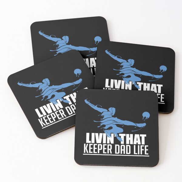 Item preview, Dad Soccer Football Goal Keeper Goalie Kick Artwork Essential T-Shirt designed and sold by krnnvrstacy.