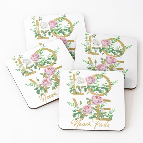 Item preview, LOVE NEVER FAILS designed and sold by Paper Bee Gift Shop.