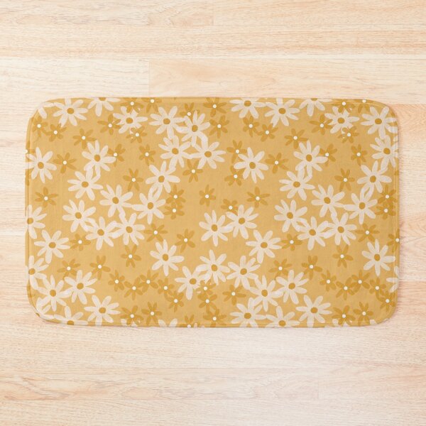Item preview, Daisies in yellow and white on yellow designed and sold by Ashleigh Fish.
