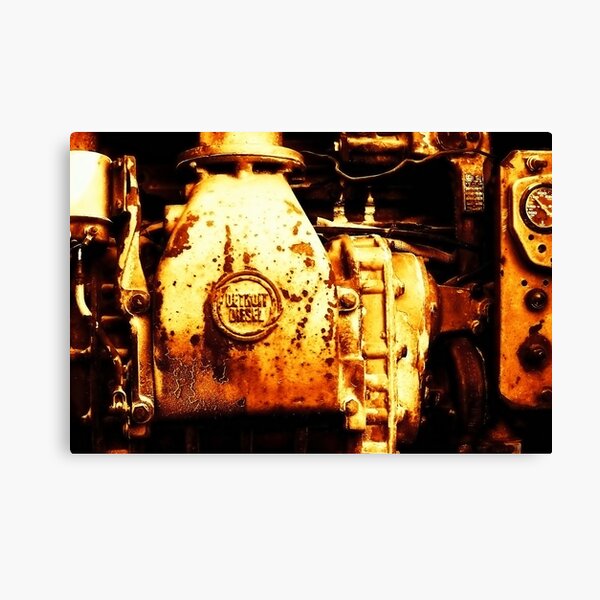 Detroit Diesel Canvas Print