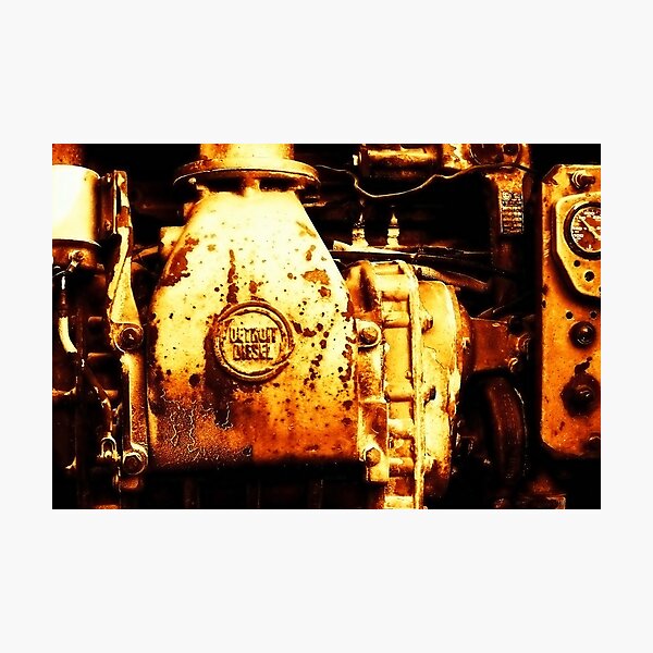 Detroit Diesel Photographic Print