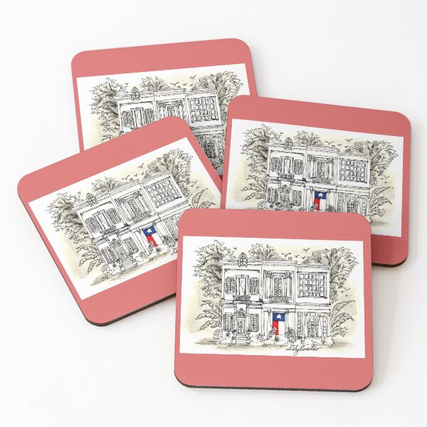 Item preview, Old Texas Home Proudly Flying The State Flag designed and sold by DonSylvester.