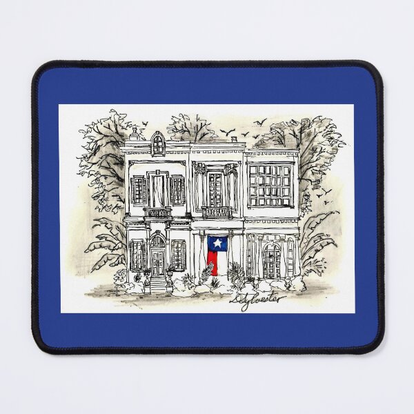Item preview, Old Texas Home Proudly Flying The State Flag designed and sold by DonSylvester.