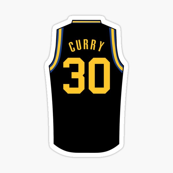 Stephen Curry #30 Golden State Warriors Jersey Sticker for Sale by  Lumared