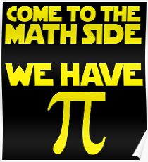 Math Side Pi Poster