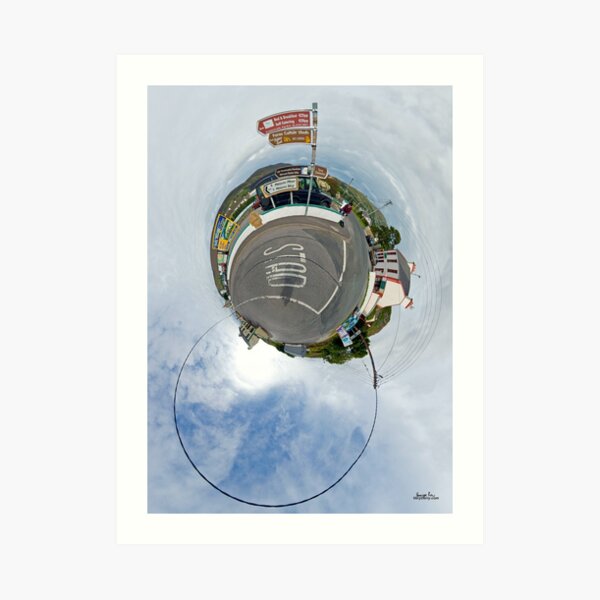 Glencolmcille - the man who missed the bus Art Print