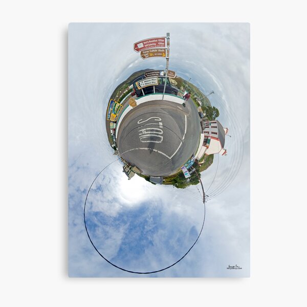 Glencolmcille - the man who missed the bus Metal Print