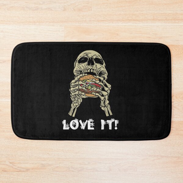 Item preview, LOVE IT HAMBURGER SKELETON HALLOWEEN THANKSGIVING GIFT designed and sold by sobriowslen.