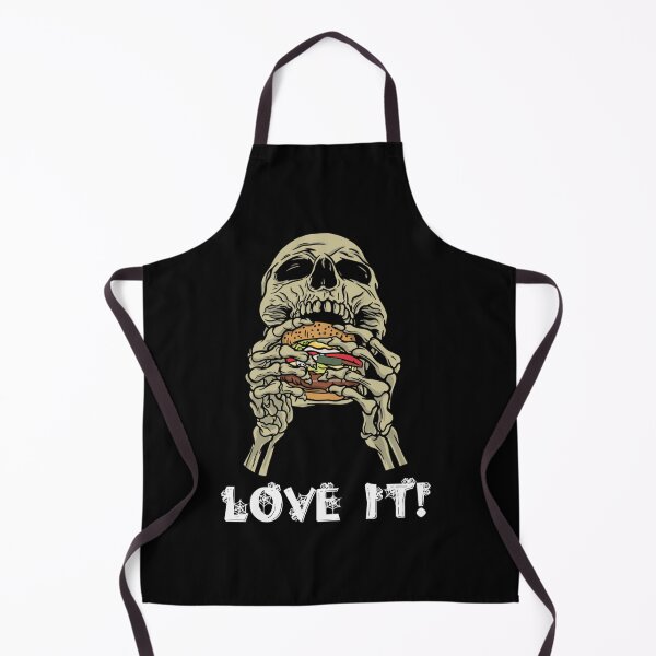 Item preview, LOVE IT HAMBURGER SKELETON HALLOWEEN THANKSGIVING GIFT designed and sold by sobriowslen.