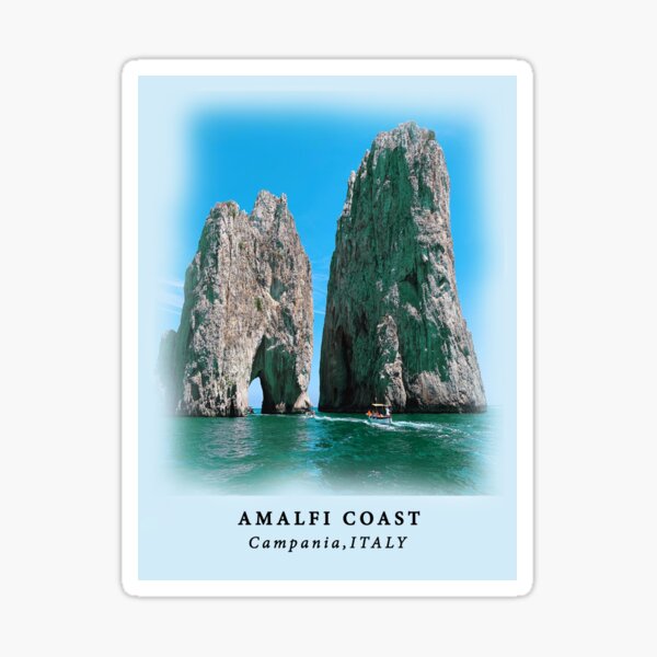 Item preview, Blue Amalfi Coast Campania Italy designed and sold by Tamas Das.