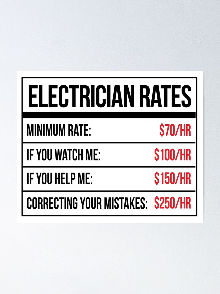 electrician rates