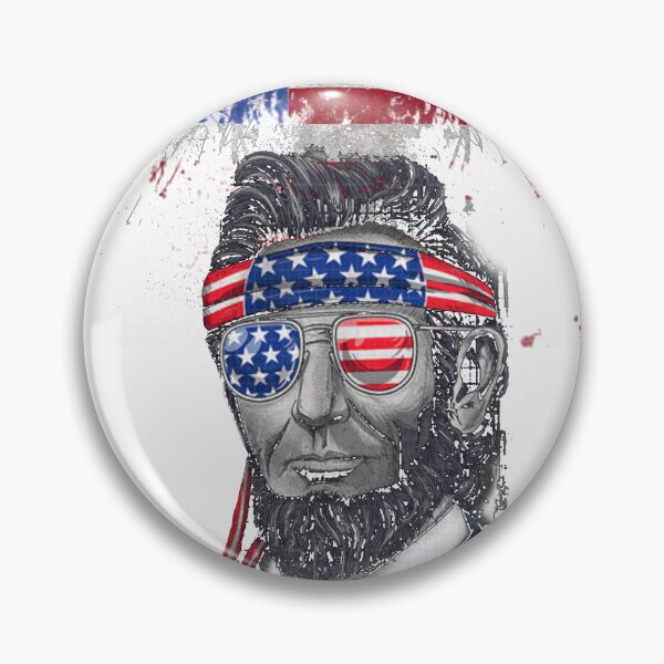 Item preview, Eagle Mullet 4th of july Abraham lincoln flag merica designed and sold by PolinaGaley.