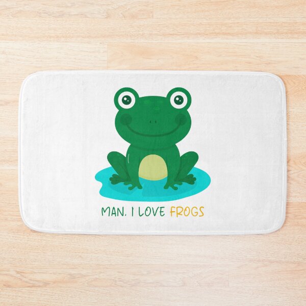 Item preview, man, i love frogs with cartoon frog and milf Sticker designed and sold by TiekOpp.