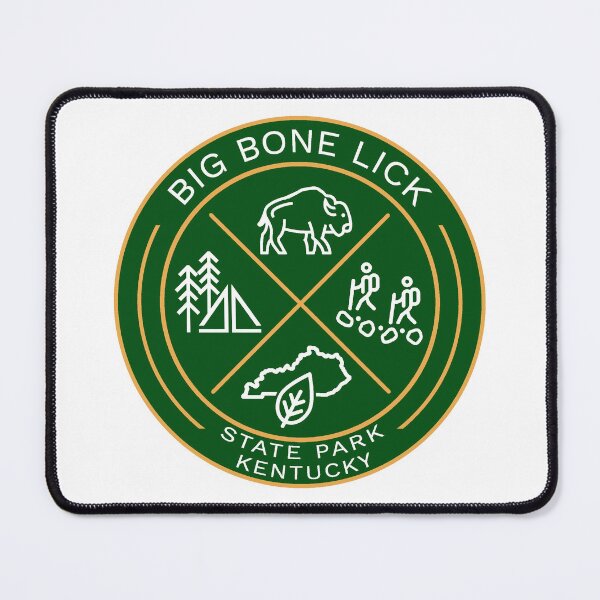 Item preview, Big Bone Lick State Park Heraldic Logo designed and sold by VanyaKar.