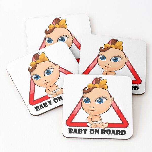 Item preview, Baby on Board Caution Sign  designed and sold by Digi Artworks Store.