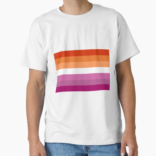 Item preview, Orange - Magenta Lines // Lesbian Pride Flag // Butch Femme Pride Flag designed and sold by EmilyGwen.