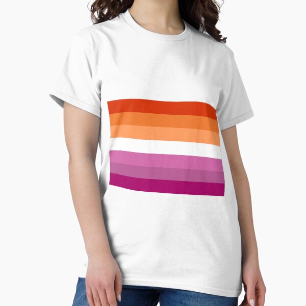 Item preview, Orange - Magenta Lines // Lesbian Pride Flag // Butch Femme Pride Flag designed and sold by EmilyGwen.